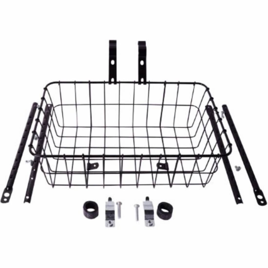 銀輪 前カゴ WALD 1372 BASKET BLACK コミューターバスケット アジャスタブルステー
