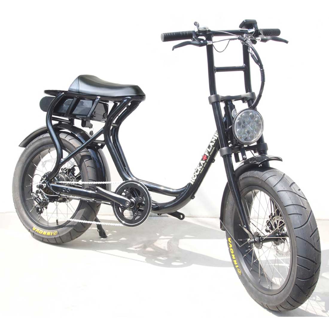 楽天市場 自転車 Rocka Flame E Bike Fuma メタルブラック 電動アシスト ｅバイク 公道可 送料無料 東京 神奈川 埼玉 千葉 限定販売 ファットバイク インチ 通勤 通学 Lanai Makai