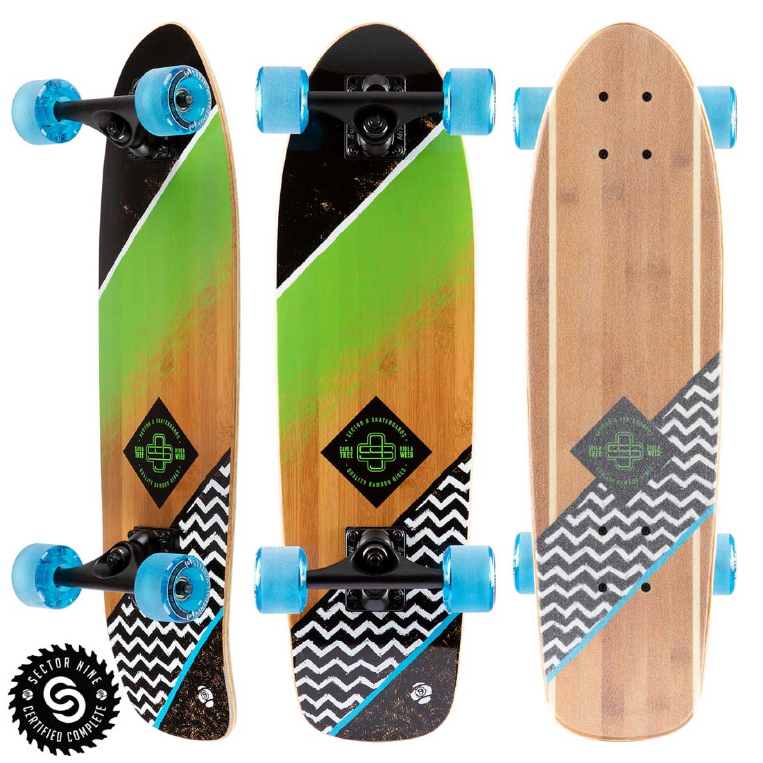 楽天市場】SECTOR 9 セクター9 スケートボード SK8 BAMBOO