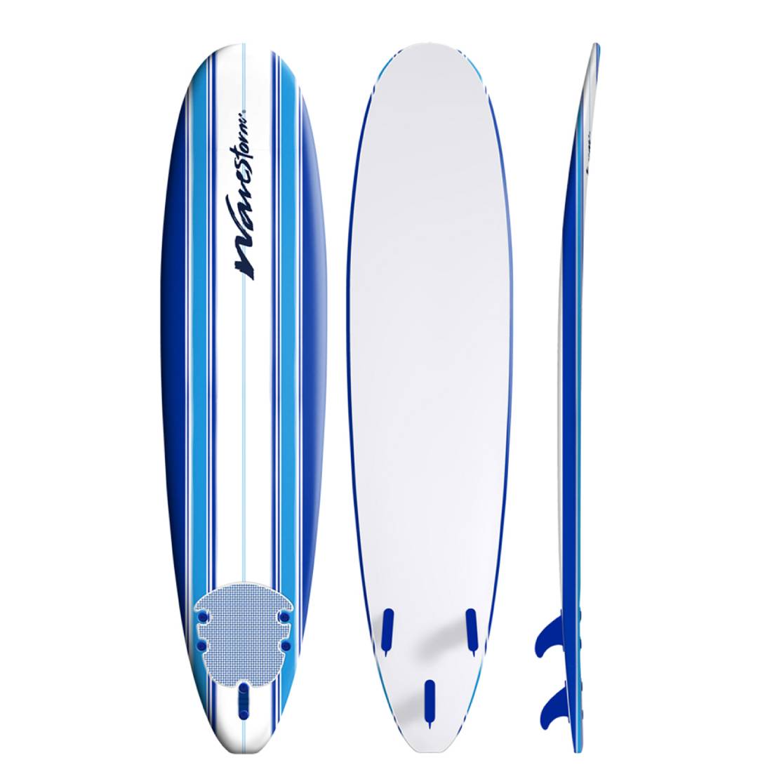 ソフトサーフボード WAVESTORM 8ft Classic Pinline オールラウンド 軽量 安定性 滑り止め 初心者～上級者 通販 正規代理店