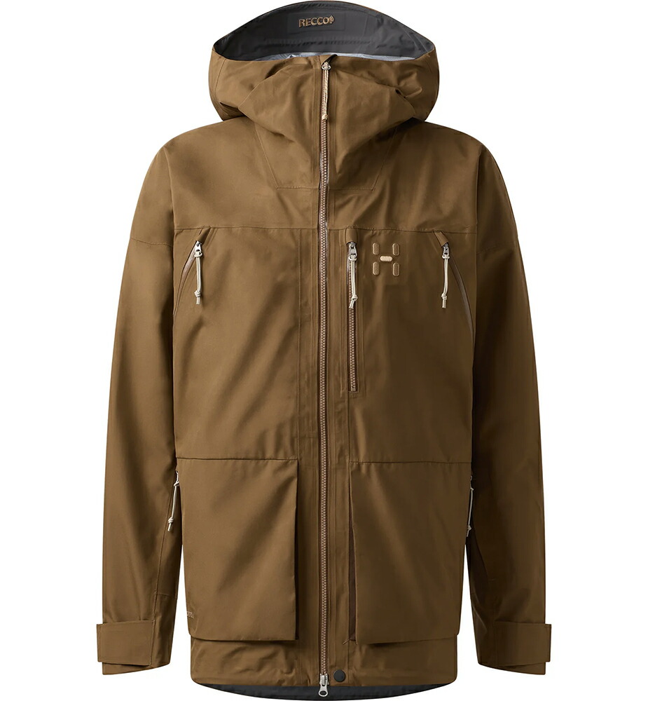 ホグロフス ヴァッシ ゴアテックス II 上衣 成人男性用 HAGLOFS Vassi GORE-TEX II JACKET MEN Teak Brown/Woodland