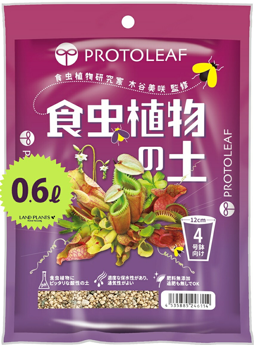 楽天市場】ウツボカズラの土 0.6L （食虫植物研究家 木谷美咲 監修
