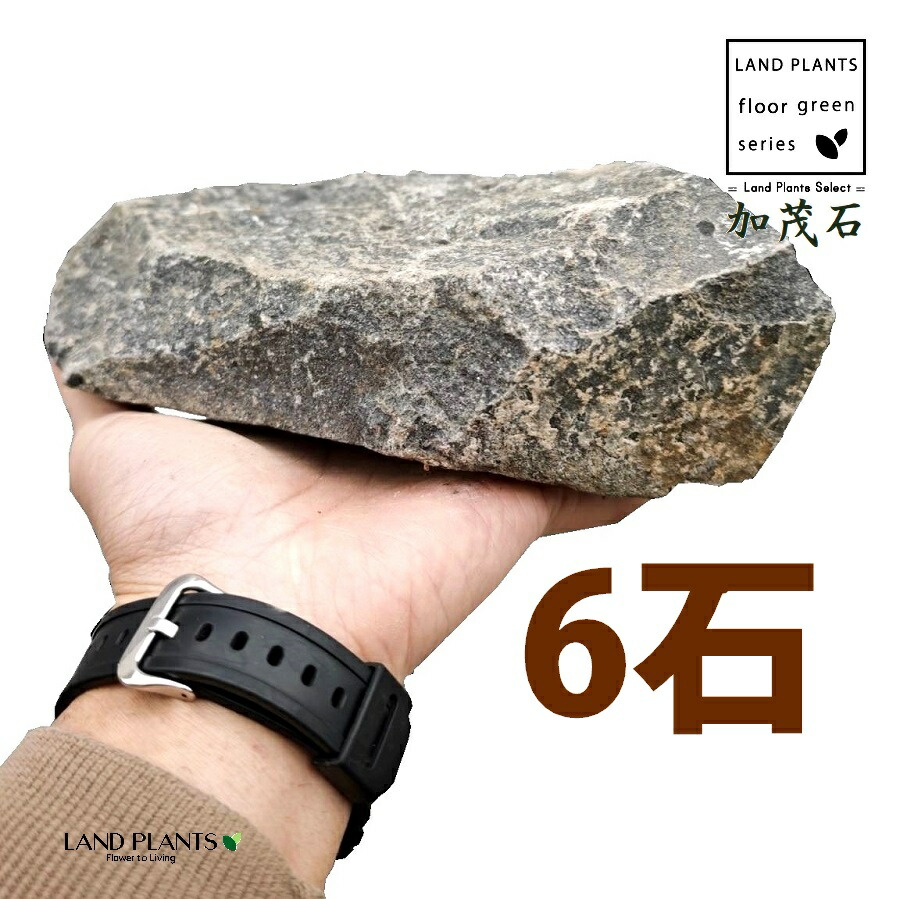加茂石（加茂川石） 3.5寸～8寸 （6石） (約100mm～250mm) ロックガーデン用の石 カモイシ カモ石 ロックガーデン ロックガーデン用 庭 ガーデン 石 土留め 栗石 ロック sekizai