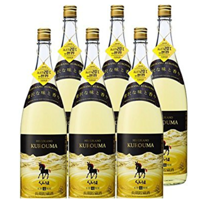 くろうま 長期貯蔵 麦 1800ml×6本 アルコール25% 神楽酒造 ひむかのくろうま 麦焼酎 貯蔵酒 九州沖縄〜関西送料込み 公式ストア