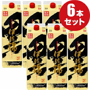 黒伊佐錦　1.8Lパック　6本　アルコール25%　鹿児島で黒麹といえばコレ！