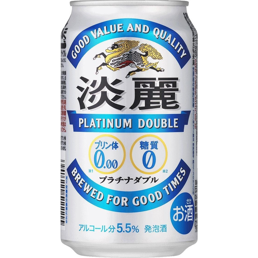 【楽天市場】発泡酒 キリン 淡麗 プラチナW 350ml缶 48本 プリン体ゼロ 糖質ゼロ 350缶 2ケース 2箱 プレゼント お祝い：創業 ...