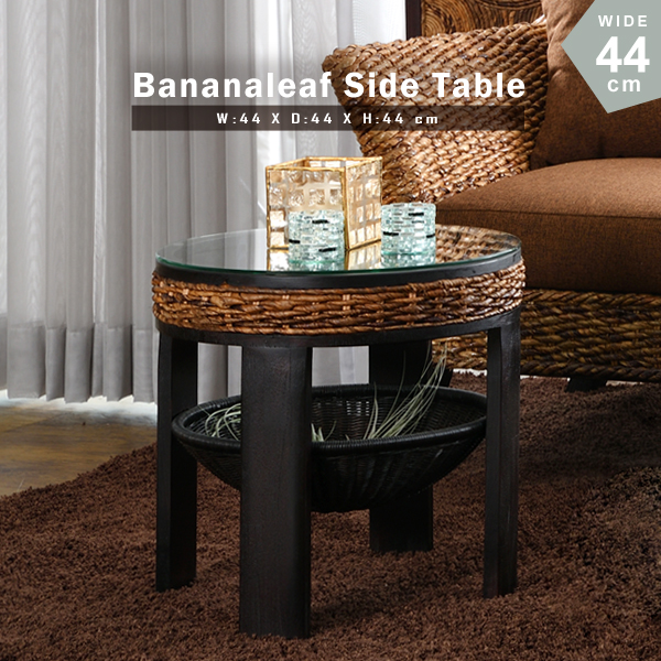 バナナリーフ サイドテーブル sofa ソファ ratan ラタン アジアン 家具 インテリア