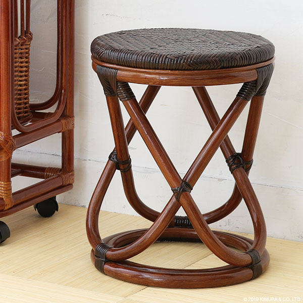 楽天市場】ラタン アジアン家具 ラタンチェア 籐 木製スツール 籐椅子 