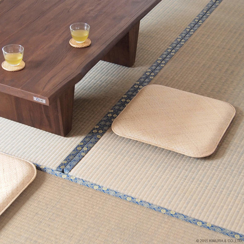 楽天市場】【送料無料】座布団 座蒲団 籐 ラタン 網代 あじろ 丸型 円