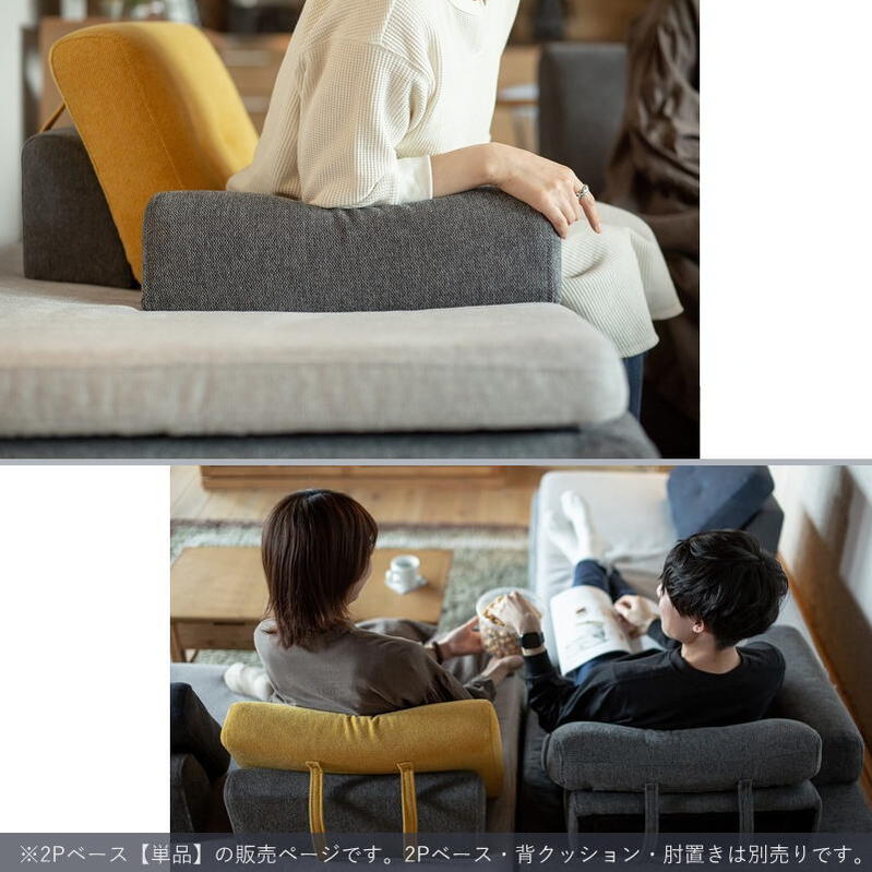 セレクト家具 Flexソファ専用 2Pベース sofa 2人掛け クッション