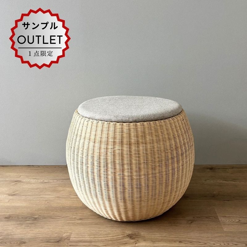 楽天市場】【限定1台!! サンプル品【7】】ラタン サイドテーブル M