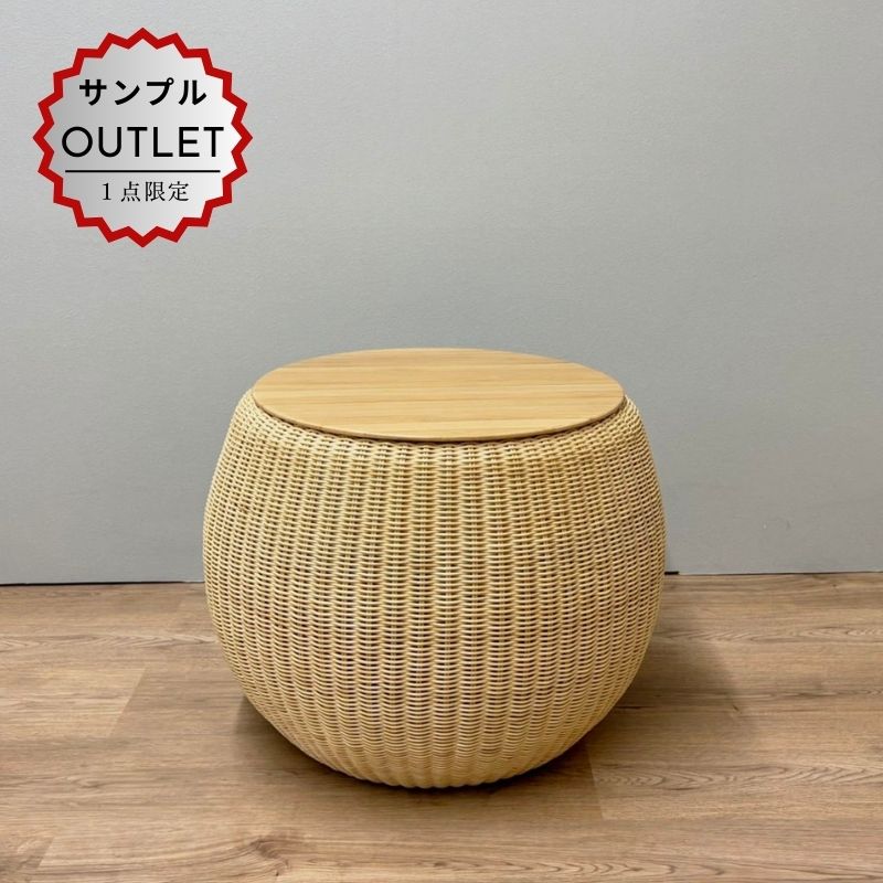 楽天市場】【限定1台!! サンプル品【5】】ラタン スツール M