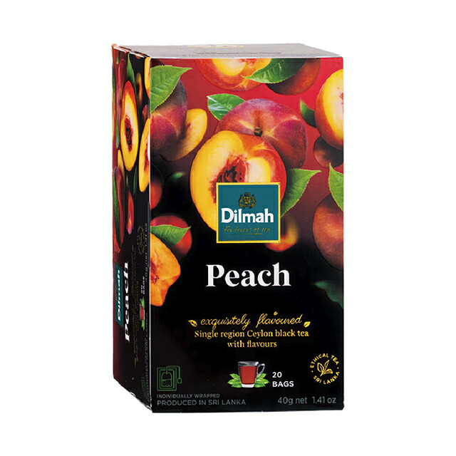ディルマ紅茶 フレーバーティー ピーチ 20TB Dilmah 紅茶 フレーバーティー