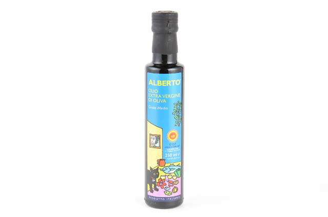 楽天市場 アルベルトさんのオリーブオイル ブルーラベル ２５０ｍｌ エキストラバージンオリーブオイル ｅｘｖオリーブオイル It ランド オブ ハーベスト