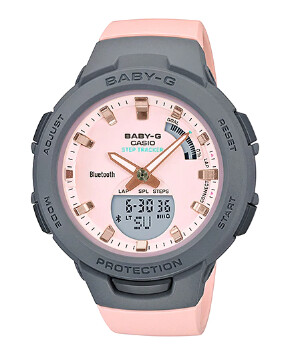歩数計測機能付き カシオ Baby-G 海外モデル BSA-B100MC-4A
