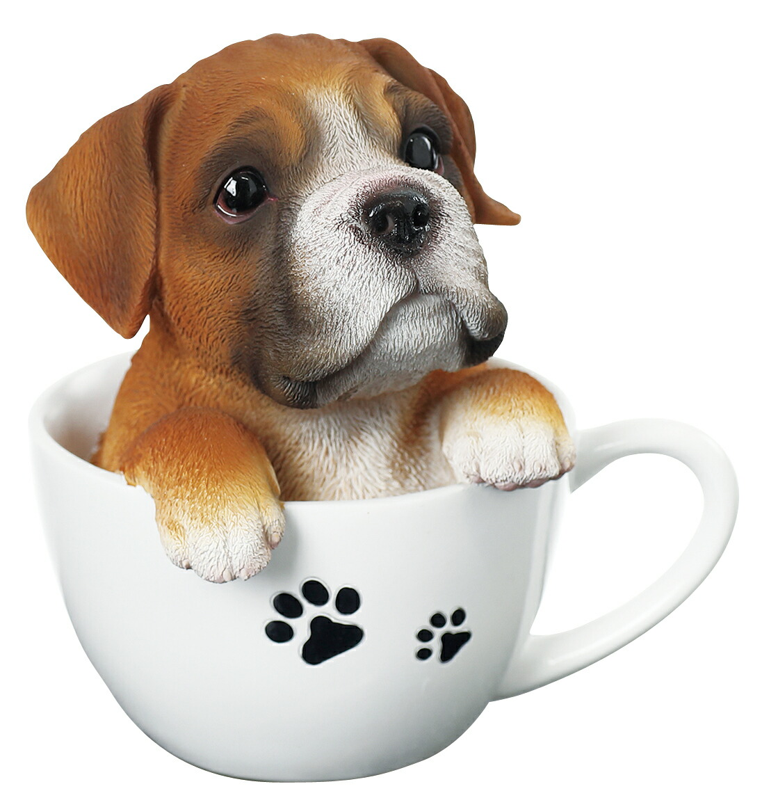 楽天市場】犬の置物 ボクサー ティーカップドッグ Aタイプ ※商品箱