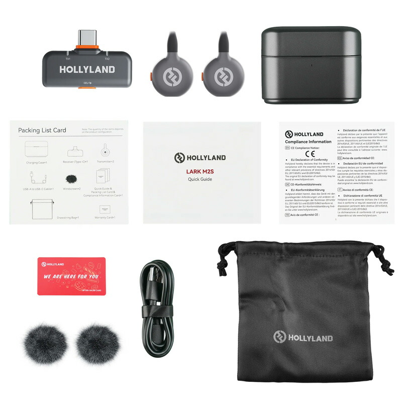 HOLLYLAND LARK M2 2024新機 Type-C-ワイヤレスマイク Amazon.co.jp: Hollyland「2024新機」Lark M2 camera-ワイヤレス