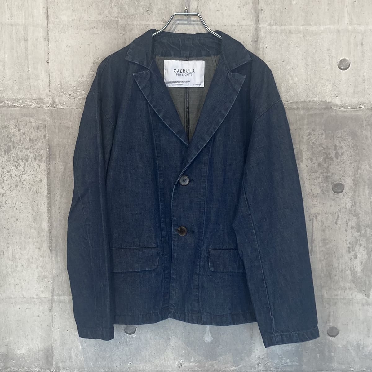 【30%OFF】【CAERULA PER LIGHTS】10ozデニムスタンJK NAVY [24SS-005] カエルラパーライツ｜LANEIGE