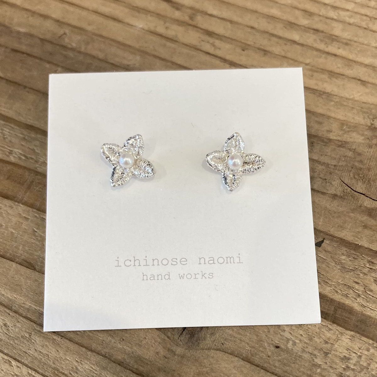 【ichinose naomi】yamaboushi ピアス ヤマボウシ シルバーアクセサリー ハンドメイド イチノセナオミ|LANEIGE