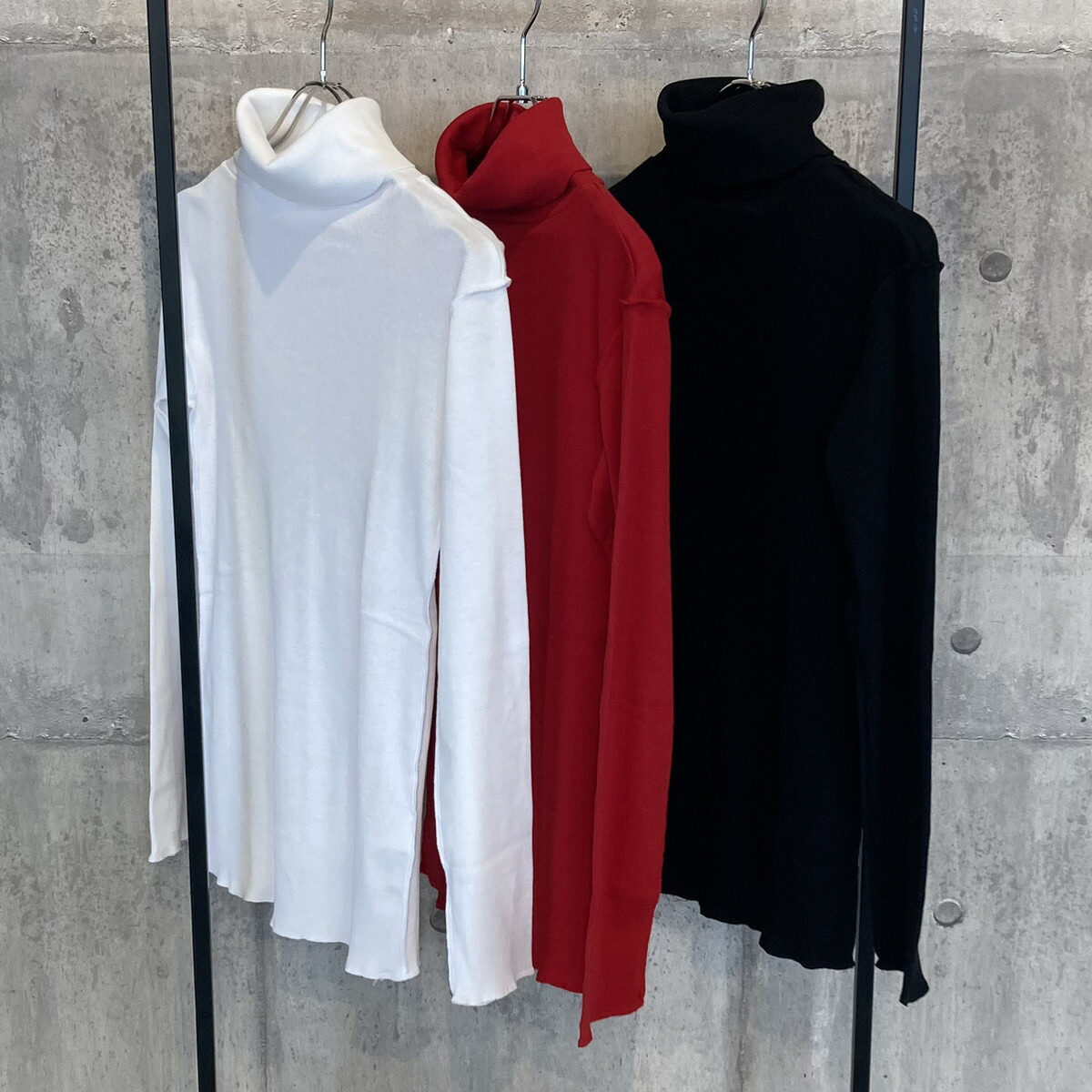 ★マラソン中尖んがり5倍★【MEYAME】SOFT RIB TURTLENECK ソフトリブタートルネック 全3色 メヤメ MEY-1729 Tシャツ・カットソー-レディースファッション-トップス