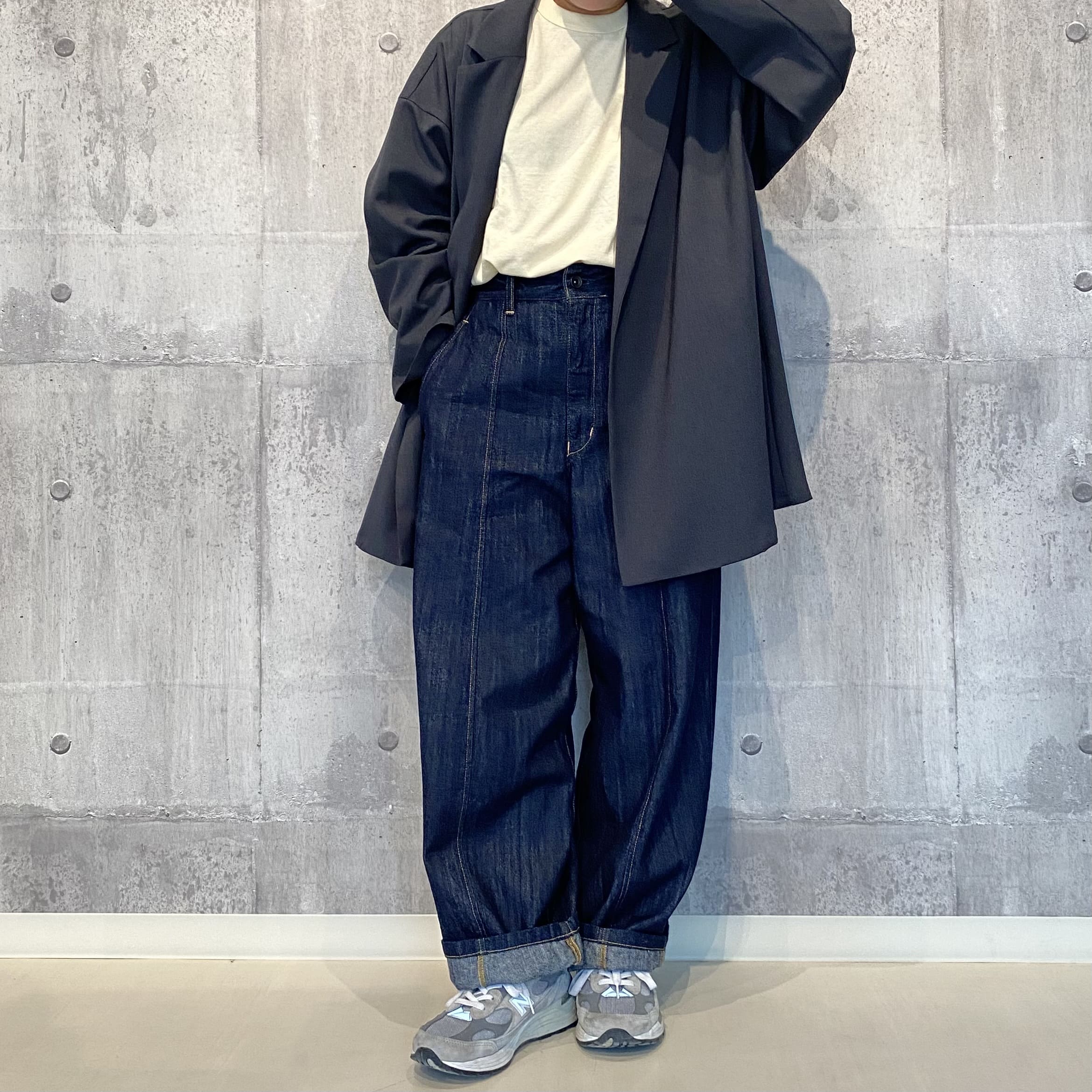 【10%OFF】【mizuiro ind】tailored shirt JK テーラードシャツジャケット 全2色 [3-230103] ミズイロインド