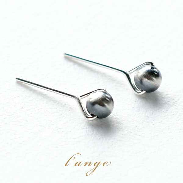 楽天市場 ナバホパール シルバー925 スタッドピアス 小さめ Silver925 レディース メンズ 日本製 小ぶり ハンドメイド ランジュ楽天市場店