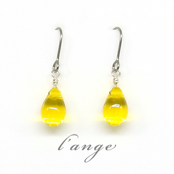 楽天市場】ピアス イエロー 天然石 K14ゴールドフィルド ハニー