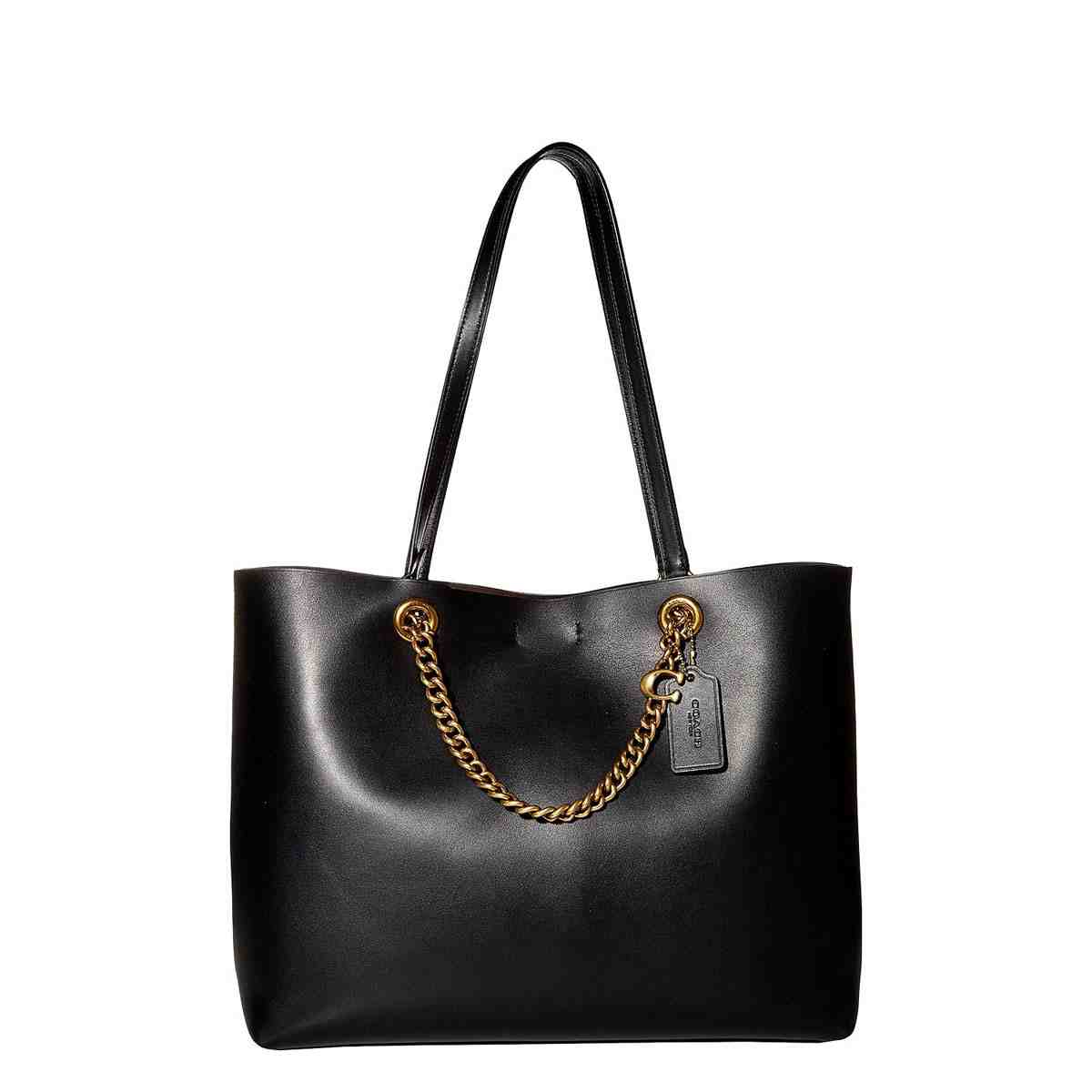 【ほぼ新品】コーチ レザー トートバッグ　高級感　ワインレッド　一回短時間のみ コーチ トートバッグ/ショルダーバッグ/クロスボディ バッグ