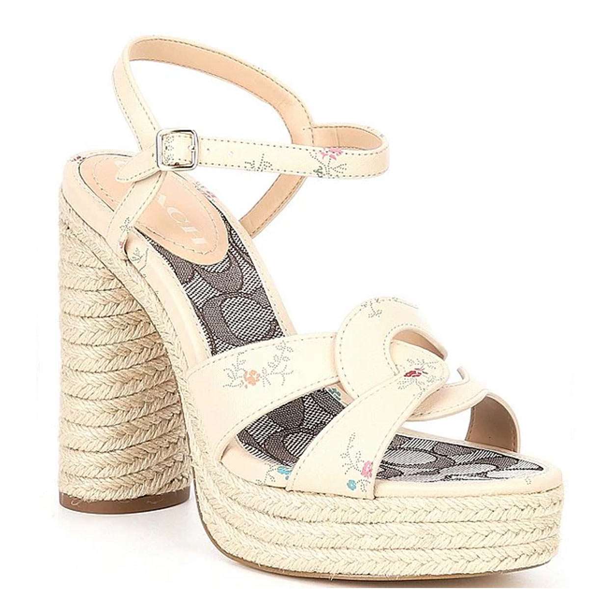 美品 COACH コーチ タルラ シグネチャー ウェッジソール 厚底 サンダル 229732015.jpg