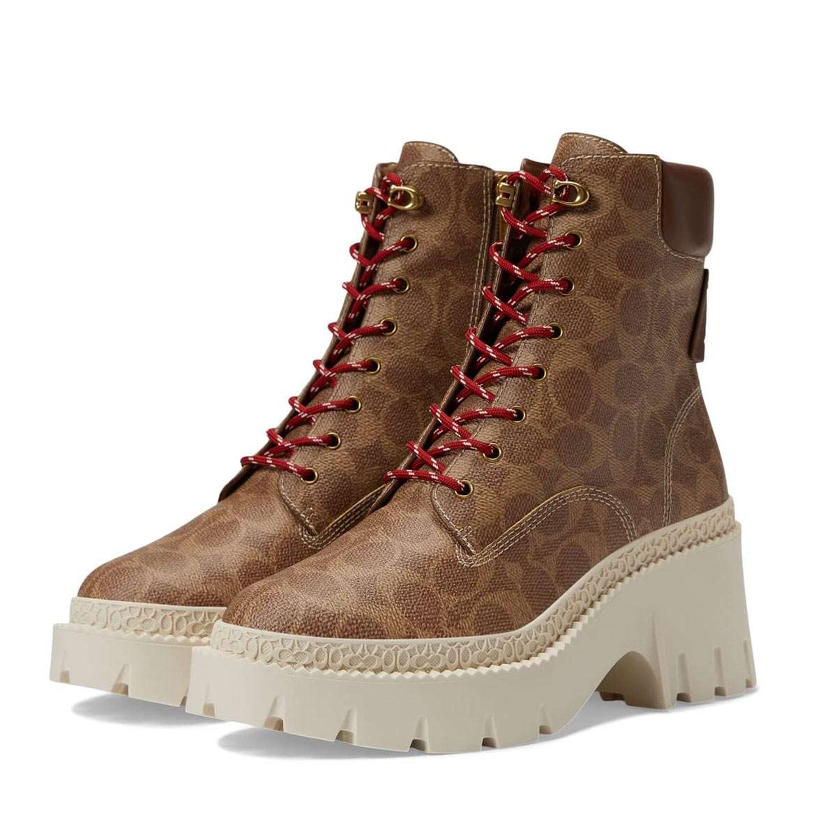 楽天市場】コーチ ブーツ メンズ ワークブーツ 本革 編み上げ ショート