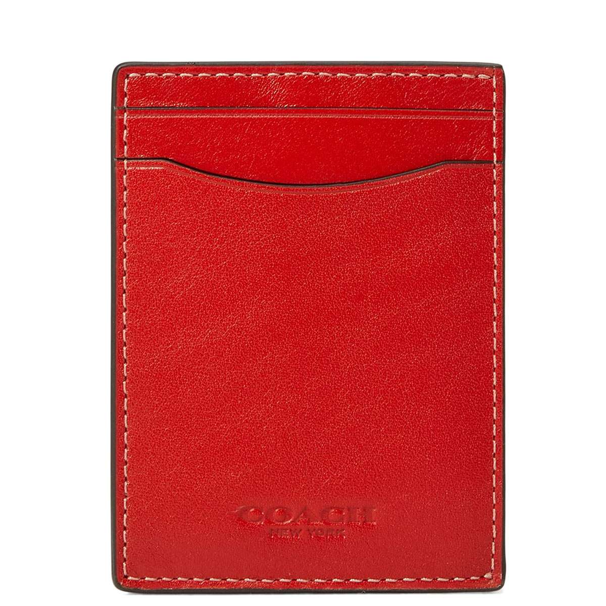 値下げ　コーチ　coach 本革マネークリップ　直営店購入 コーチ COACH 財布 メンズ マネークリップ カードケース 名刺