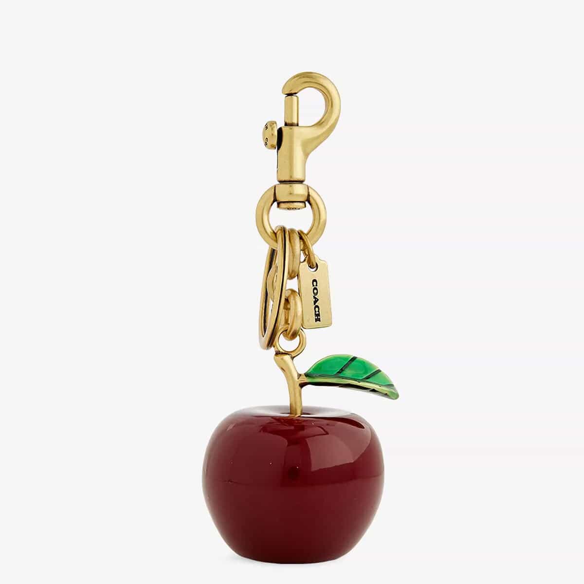 COACH チェリー型チャーム ゴールドトーン　キーホルダー コーチ COACH チェリー バッグチャーム キーリング キーホルダー