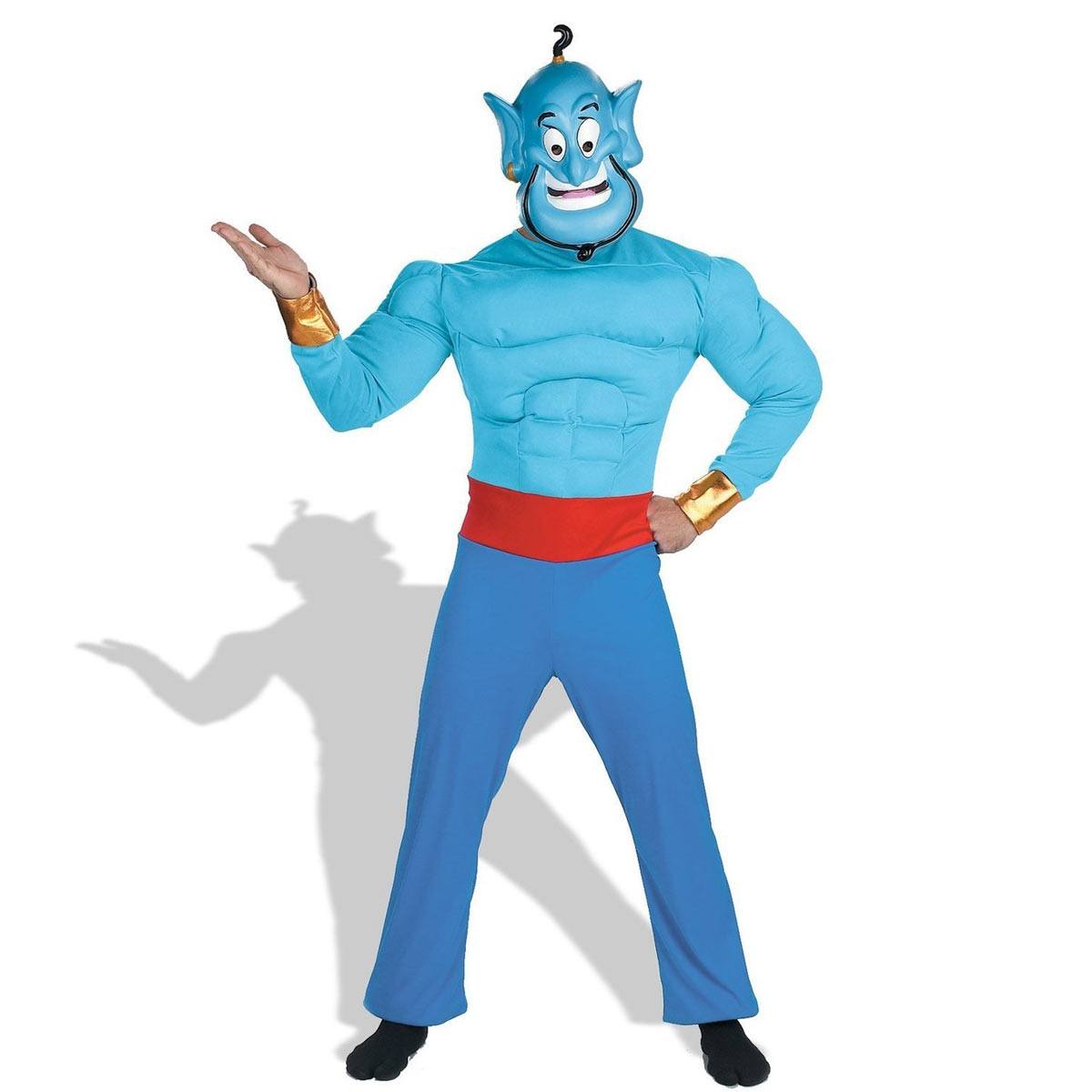アラジン ジーニー 大人用 筋肉 衣装 コスプレ ハロウィン ディズニー Disney Alladin LAngelina