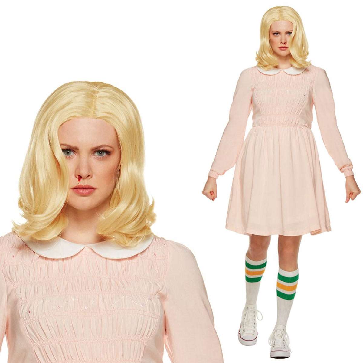 定番の中古商品 コスチューム一式 大人 レディース コスプレ ワンピース イレブン ストレンジャーシングス 女性 Strangerthings コスチューム ハロウィン Corycrombie Com