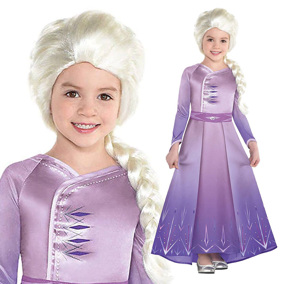 アナと雪の女王 2 ドレス 子供 エルサ なりきり ワンピース アナ雪 キッズ コスプレ 衣装 仮装 コスチューム Frozen 2 |  LAngelina