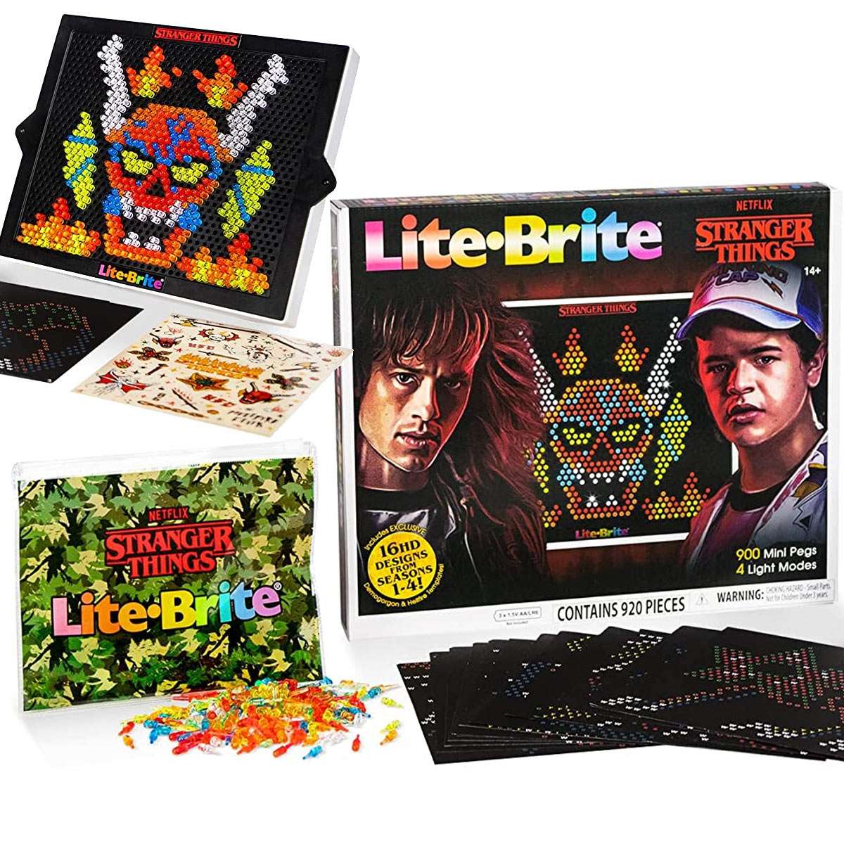 NETFLIX『ストレンジャーシングス 4』Lite-Bright　 セット Basic Fun Lite-Brite Stranger Things Special Edition Best of