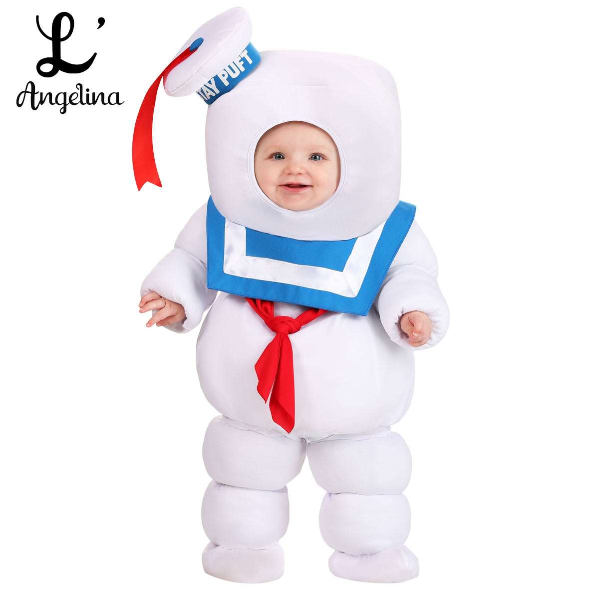 ゴーストバスターズ マシュマロマン ベイビー幼児 コスプレ 衣装 仮装 コスチューム ミシュラン ハロウィン Ghostbusters|LAngelina