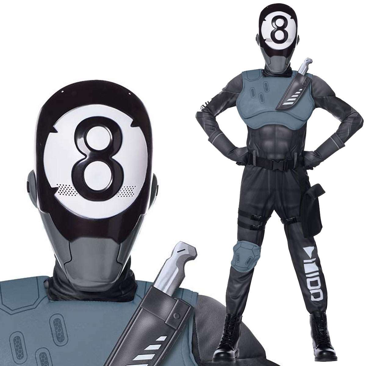 フォートナイト 8ボールVSスクラッチ コスプレ 衣装 子供 大人 ハロウィン 仮装 服 大きいサイズ Fortnite