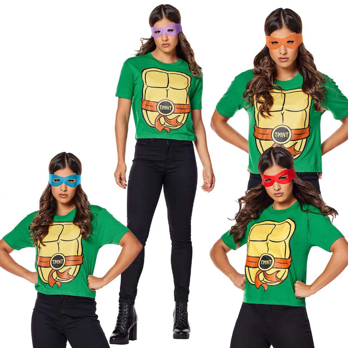 ミュータントタートルズ コスプレ Tシャツ 大人用 女性 衣装 専門 コスチューム パニック Teenage Mutant Ninja Turtles｜LAngelina