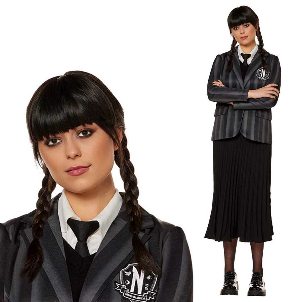 楽天市場】ウェンズデー コスプレ 衣装 アダムスファミリー 仮装