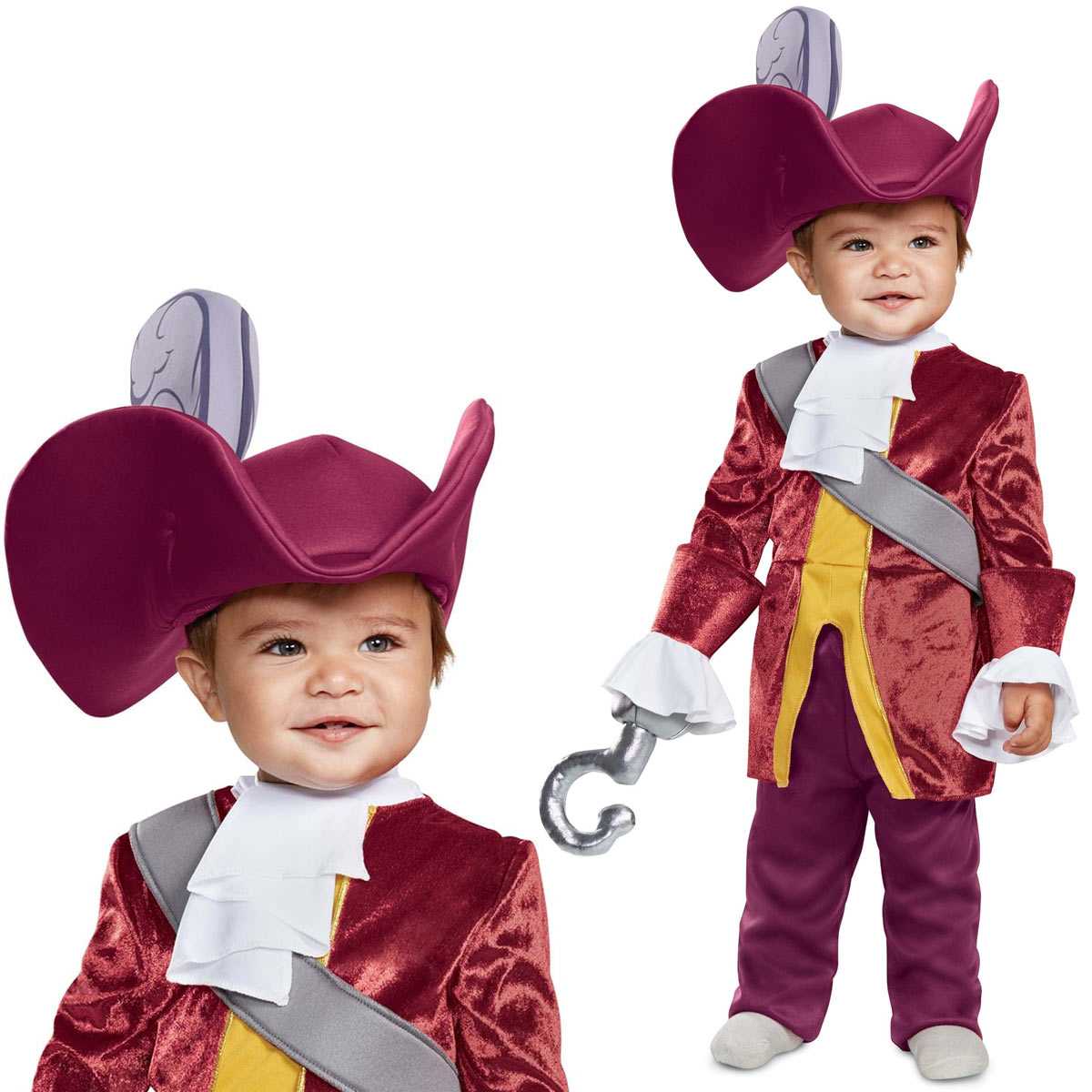 ピーターパン フック船長 衣装 子供 ベビー コスチューム コスプレ ハロウィン Captain Hook Peter Pan