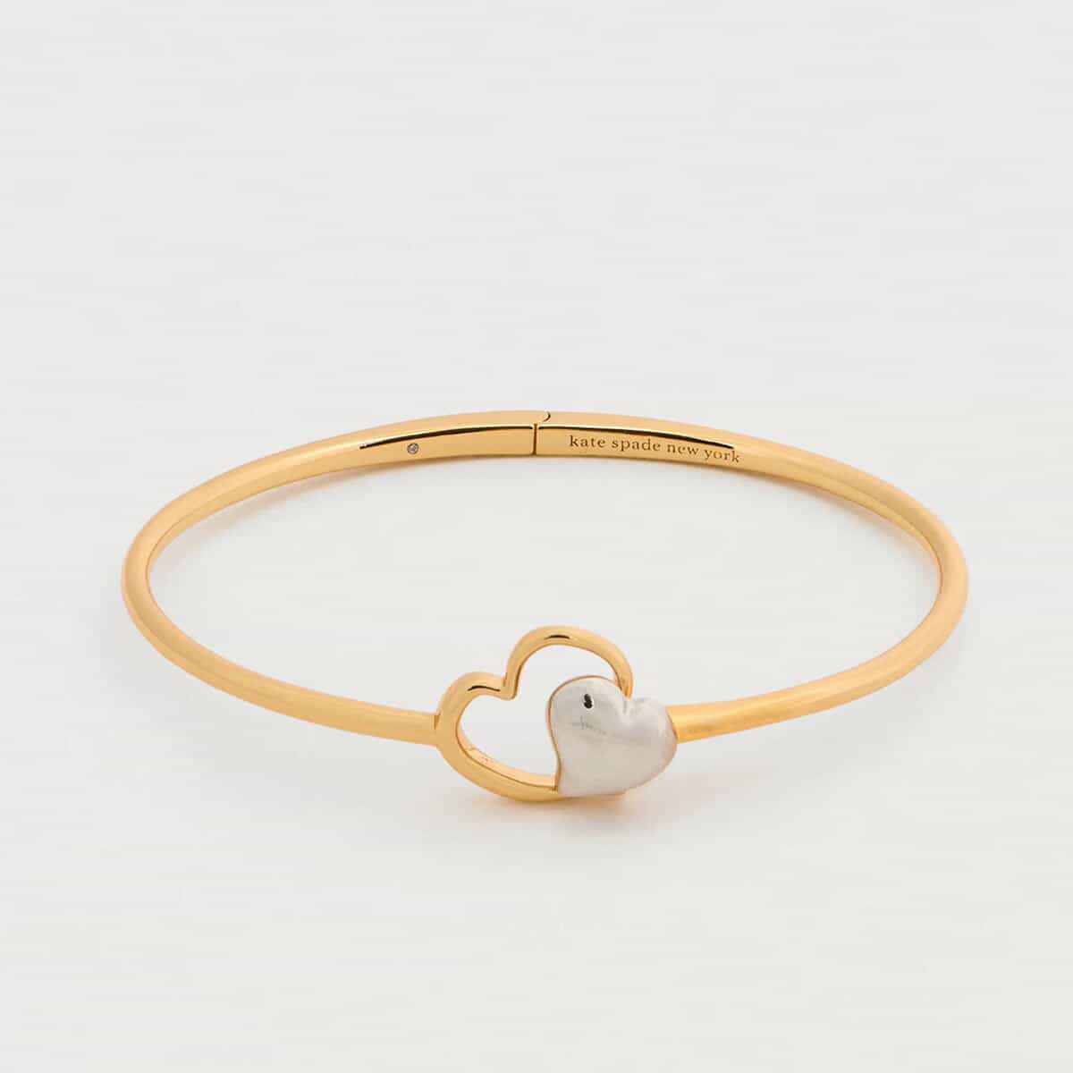 ケイトスペード バングル ブレスレット ブランド オープンハート レディース つけっぱなし プレゼント バレンタイン Kate Spade New York｜LAngelina