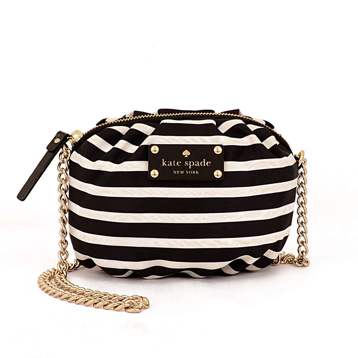 ケイトスペード バッグ ショルダーバッグ ブランド 小さめ 斜めがけ ナイロン ストライプ アウトレット Kate Spade|LAngelina