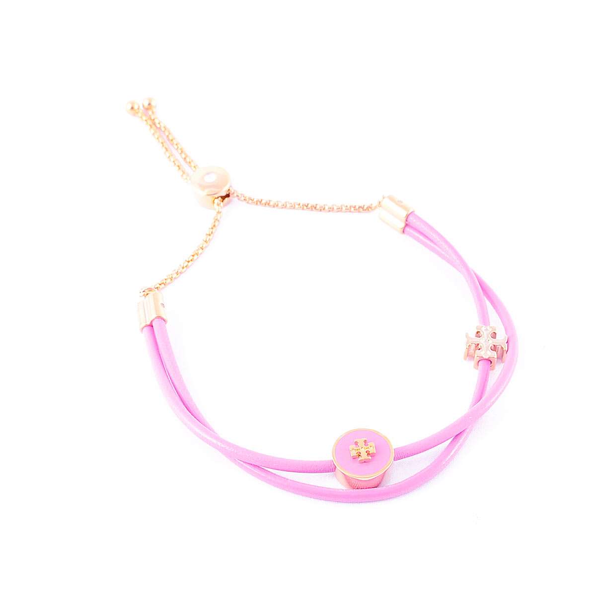 トリーバーチ ブレスレット レディース ブランド 可愛い 革 レザー ピンク プレゼント Tory Burch｜LAngelina