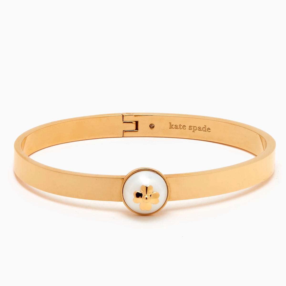ケイトスペード バングル レディース ブランド アクセサリー ブレスレット 金色 シンプル パール kate spade new york