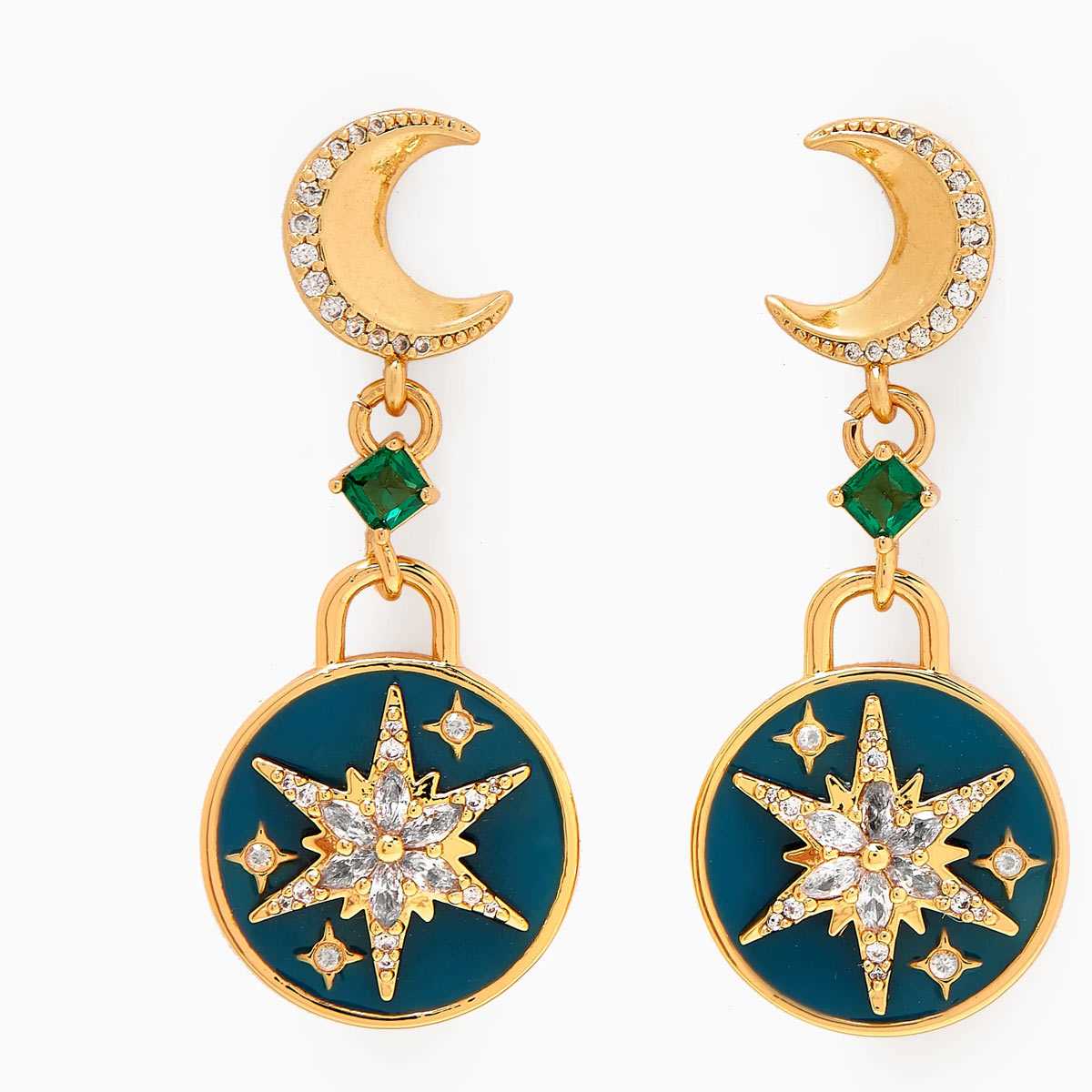 ケイトスペード ピアス 三日月 ブランド ビジュー スター 落ちない キャッチ 星 Kate Spade New York