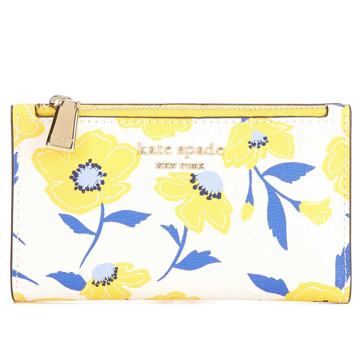【kate spade】サッカーボール模様♪ Kickoff スリム折財布 ★ kate spade】サッカーボール模様♪ Kickoff スリム折財布