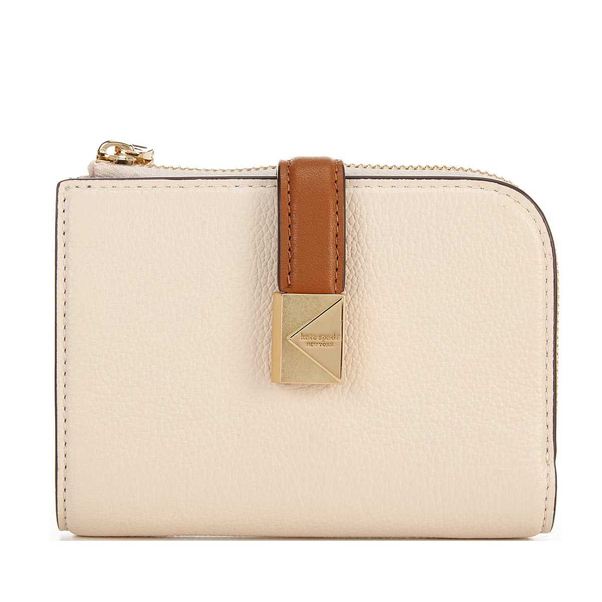 ケイトスペード 紙入れ 二つ折り レディース ブランド名 本革 ジッパー 御釣り入れ 大売り出し Kate Spade New York