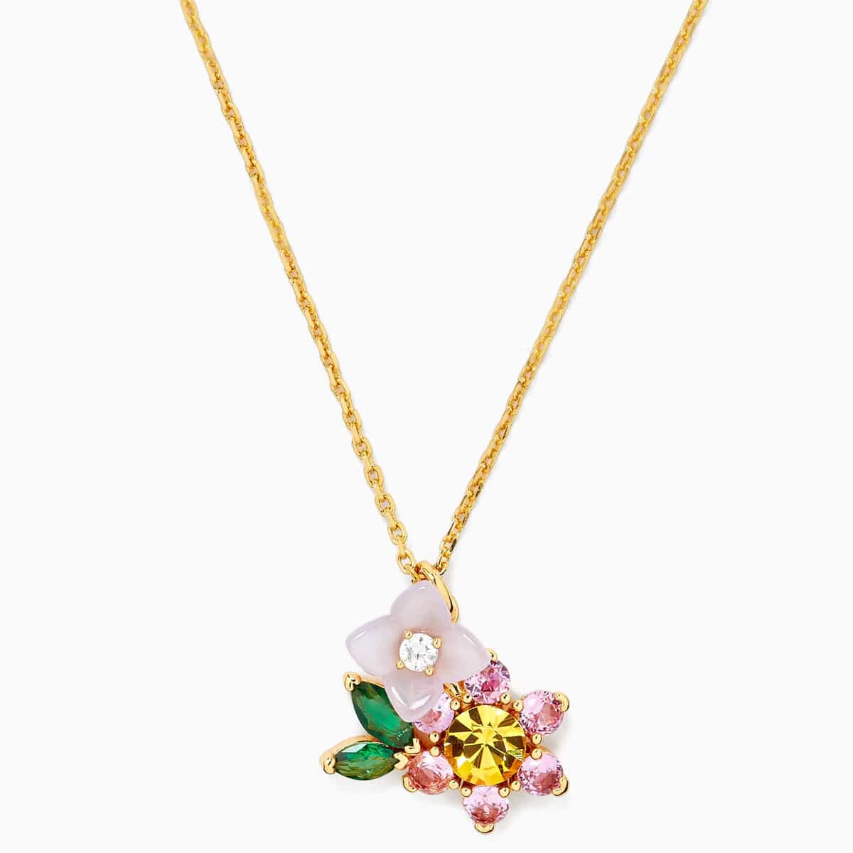 ケイトスペード ネックレス レディース ブランド お花 ジルコニア ゴールド お洒落 プレゼント Kate Spade New York