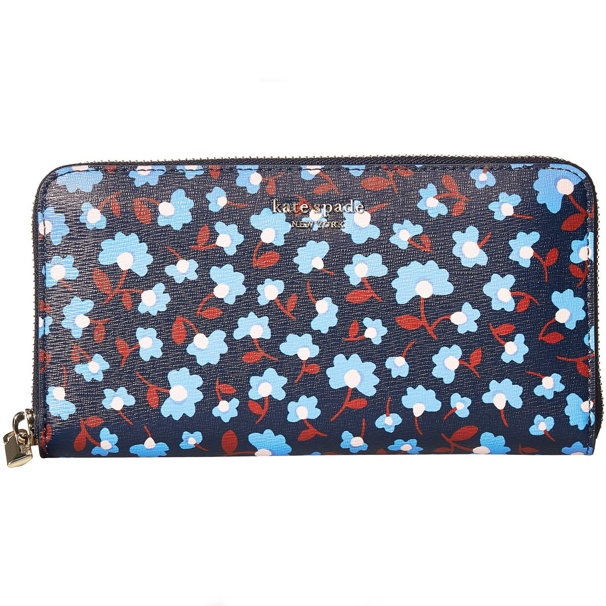 ケイトスペード 紙入れ 長紙入れ ラウンド 花柄 レディース ブランド名 パウダーコンパクト KATE SPADE NEW YORK